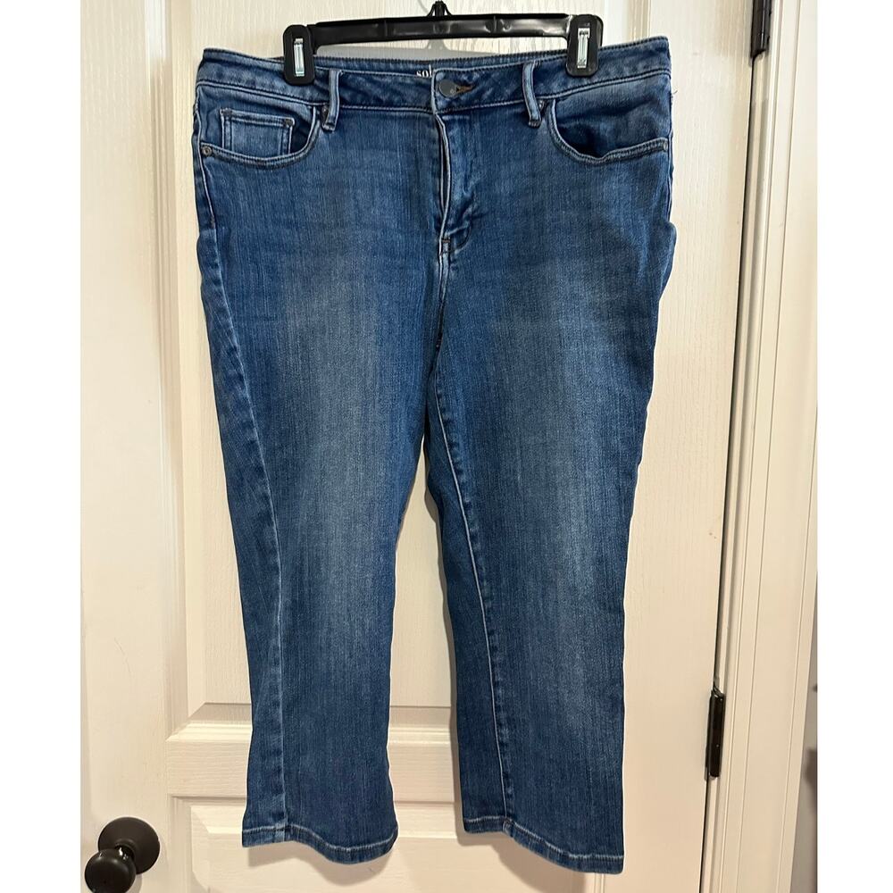 Women's Cropped Jean Capris size 16 SOHO NY and Company